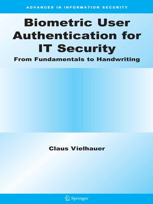 cover image of Biometric User Authentication for IT Security